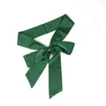 Élégante ceinture large en ruban de satin vert foncé pour robes de femmes accessoire - Vert Militaire