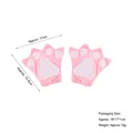 Simpatici accessori per fascia in peluche a forma di zampa rosa per cosplay e uso quotidiano - Guanti rosa per bambini