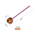 Cuchara para aceite 70ml de acero 304 arcoíris con mango largo y pico vertedor profundo - Rojo Mágico