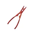 Matte red 304 stainless steel crab cracker and nut tool with ergonomic long handles - Crab Claw / Magic Red