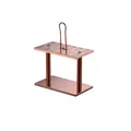 Rose gold stainless steel 2-tier storage rack for 36-piece cutlery set with handle - Cutlery Rack - 36-piece Set A - Rose Gold