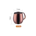 Rose gold 304 stainless steel milk frothing pitcher with pointed spout and measurements - Small / Rose Gold