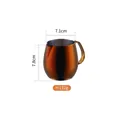 304 stainless steel milk frothing pitcher in metallic orange-red with pointed spout - Small / Magic Red