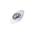 Stainless steel apple corer and slicer with 8 sharp blades and ergonomic handles - Natural
