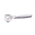 Manual stainless steel noodle cutter with non-slip handle and durable silver finish - Silver (Original)