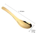Cuillère à soupe en acier inoxydable 304 doré avec manche ergonomique et fini poli - Or (Grande Cuillère Palace A007)