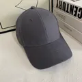 Gorra de béisbol clásica en algodón gris con paneles estructurados y visera rígida - M / Gris