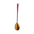 Cuchara de acero inoxidable de mango largo con degradado en rojo y dorado - Rojo Mágico