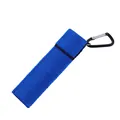 Blauw geweven koord met zwarte karabijnhaak voor telescopische rietjes of sleutels - Tas - Blauw / A134 Telescopisch Rietje