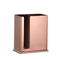 Besteckhalter aus Edelstahl in Roségold mit modernem vertikalem Öffnungsdesign - Roségold