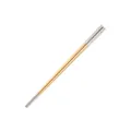 Bacchette bicolore in acciaio inossidabile 304 lucido con eleganti anelli dorati - 23.5cm / Oro