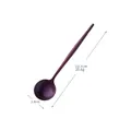 Lila Kaffeelöffel aus Edelstahl mit mattem Finish, Länge 12,7 cm für Desserts - Lila