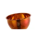 Colador de arroz de acero inoxidable 304 arcoíris con orificios de drenaje laterales - Rojo Mágico