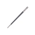 Bacchette in acciaio inox 304 nere con design antiscivolo e punte decorative argento - 23.5cm / Nero
