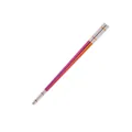 Bacchette in acciaio inossidabile 304 con finitura sfumata colorata rosa e arancione - 23.5cm / Rosso Abbagliante