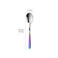 Cucchiaio in acciaio inox 304 con manico sfumato colorato, variante da 15,3 cm - Colore sfumato