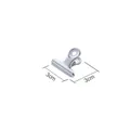 3cm silver metal binder clip for office document organization and sealing use - Metal Clip / 3cm x 3cm / Natural