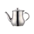 Dispensador de aceite de 500ml en acero inoxidable pulido con mango ergonómico - Plateado