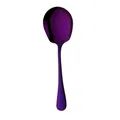 Modern purple PVD coated stainless steel serving spoon with polished finish - Serving Spoon (Purple)