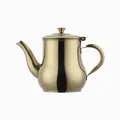 500ml high-gloss gold stainless steel oil dispenser with ergonomic handle and long spout - Champagne