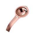 Separatore di uova in acciaio inox oro rosa con finitura lucida e foro per gancio - Oro rosa