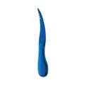 Ergonomic bright blue stainless steel shrimp deveiner and peeler tool in a sleek finish - Blue