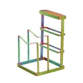 Rainbow plated stainless steel kitchen rack for pot lids and cutting boards - AB Color