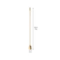 Cucchiaio da cocktail dorato da 40cm in acciaio inox con manico a spirale per mixology - Oro