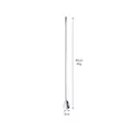 Cucchiaio da cocktail a spirale in acciaio inox argento lucido lungo 40cm - Argento