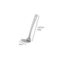 Titanium-plated stainless steel potato masher in silver finish, size 18.5cm x 6cm - Small Potato Masher (18.5cm) / Natural