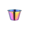 Ciotolina per salse in acciaio inossidabile con finitura colorata arcobaleno - Tazza per Condimenti Iridescente