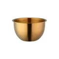 2.5L gold 304 stainless steel mixing bowl with internal scale and brushed finish - Gold