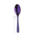 Titanium-plated purple stainless steel serving spoon, 26.1cm long with mirror finish - Purple Serving Spoon