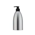 Flacone spray 500ml in acciaio inossidabile con pompa nera per giardinaggio e cosmetica - Flacone per Lozione 304 / Naturale