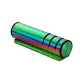 Rainbow metal three-stage knife sharpener with cylindrical handle and non-slip base - Knife Sharpener (Iridescent) / AB Color