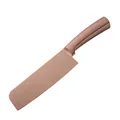 Coltello da cucina in acciaio inossidabile oro rosa con moderna finitura in metallo spazzolato - Oro rosa