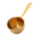 Mini-Heiztopf aus goldenem 304 Edelstahl mit Ausgießer und langem Griff - 304 Mini-topf - Gold