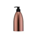 Flacone spray da 500ml in acciaio inox bronzo spazzolato con pompa nera professionale - Flacone per Lozione 304 / Oro rosa