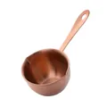 Mini-Schmelztopf aus Edelstahl mit Roségold-Beschichtung und langem Griff auf weißem Grund - 304 Mini-topf – Roségold