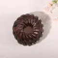 Brown translucent bird's nest hair clip tool for effortless high ponytail bun styling - Glossy Leopard Coffee