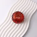 Red tortoiseshell bird nest hair clip for effortless ponytail and bun styling - Glossy Red Tortoise