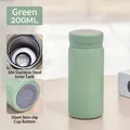 Mini 200ml light green vacuum insulated water bottle with 304 stainless steel interior - 200ml / Light Green