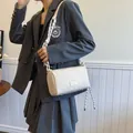 Borsa a cilindro crema testurizzata con tracolla chic in corda intrecciata bicolore - Bianco Sporco / 23*12*15