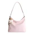 Sac bandoulière rose clair au fini cuir avec charmant pendentif en forme de gnome - Avec Pendentif / Rose