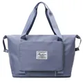 Bolsa de deporte azul Morandi con compartimento húmedo y fondo expandible fitness - Azul Niebla