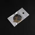 Yin-Yang-Anhänger mit Hund und Katze in Schwarz und Gold aus rostfreiem Stahl - Gold Und Schwarz Nur Anhänger (Ohne Kette)