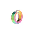 Manchette d'oreille en acier titane arc-en-ciel sans perçage avec dégradé coloré - Arc-en-ciel