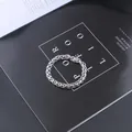 Minimalistisches Weizenketten Armband aus Edelstahl in Silber mit Karabinerverschluss - 17cm / Weizenkette (374) / Silber