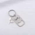 Llavero abridor de botellas de acero inoxidable personalizado con grabado para abuelo - Abuelo