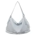 Hellblaue Shopper-Tasche mit großem Fassungsvermögen und verstellbaren Riemen - 45*15*27 / Blau
